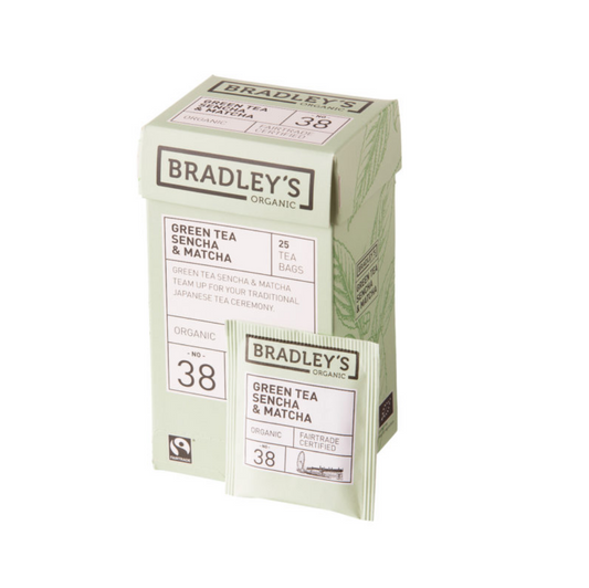 Bradley’s Green Tea Sencha & Matcha 25-p